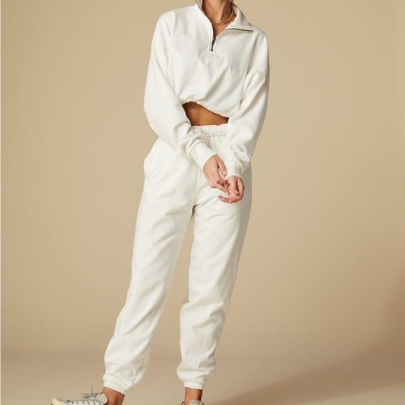 Shop Tanlines by Sivan Ayla  sweatshirt, sweatpants and short set - Picture 1 of 4